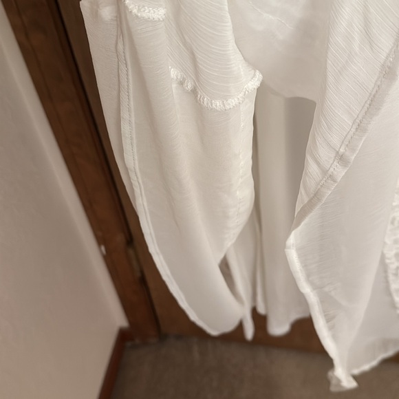 NWT Lulu's White Sleeveless Open Back Midi Dress Size XL - Picture 4 of 5